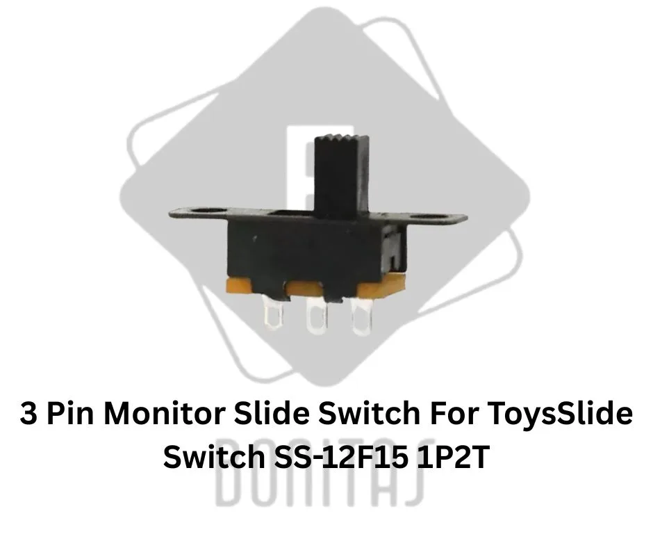 3 Pin Monitor Slide Switch For Toys Slide Switch SS-12F15 1P2T