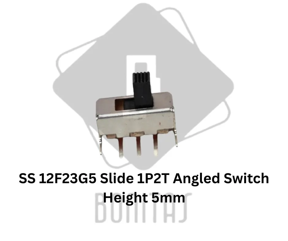 SS 12F23G5 Slide 1P2T Angled Switch Height 5mm