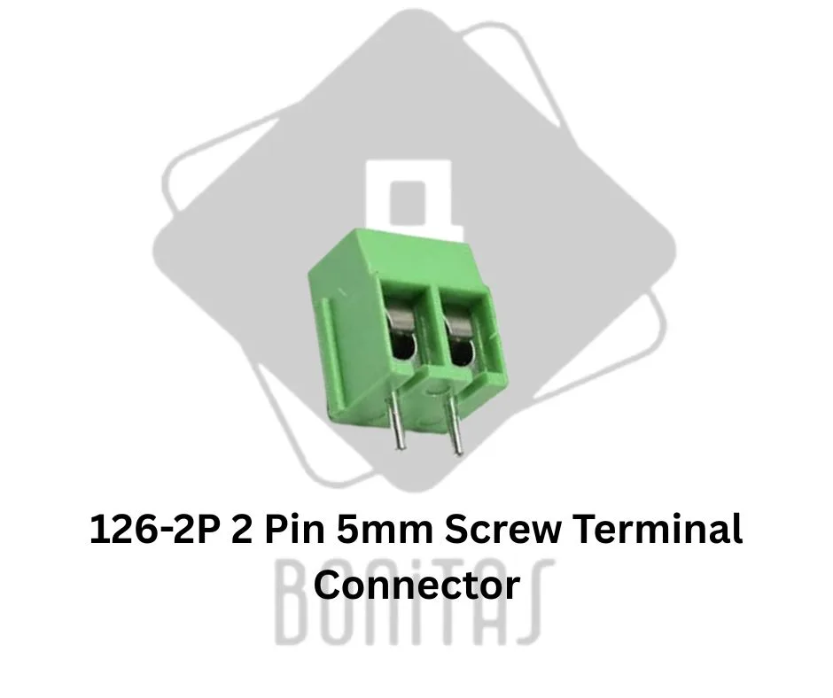 126-2P 2 Pin 5mm Screw Terminal Connector