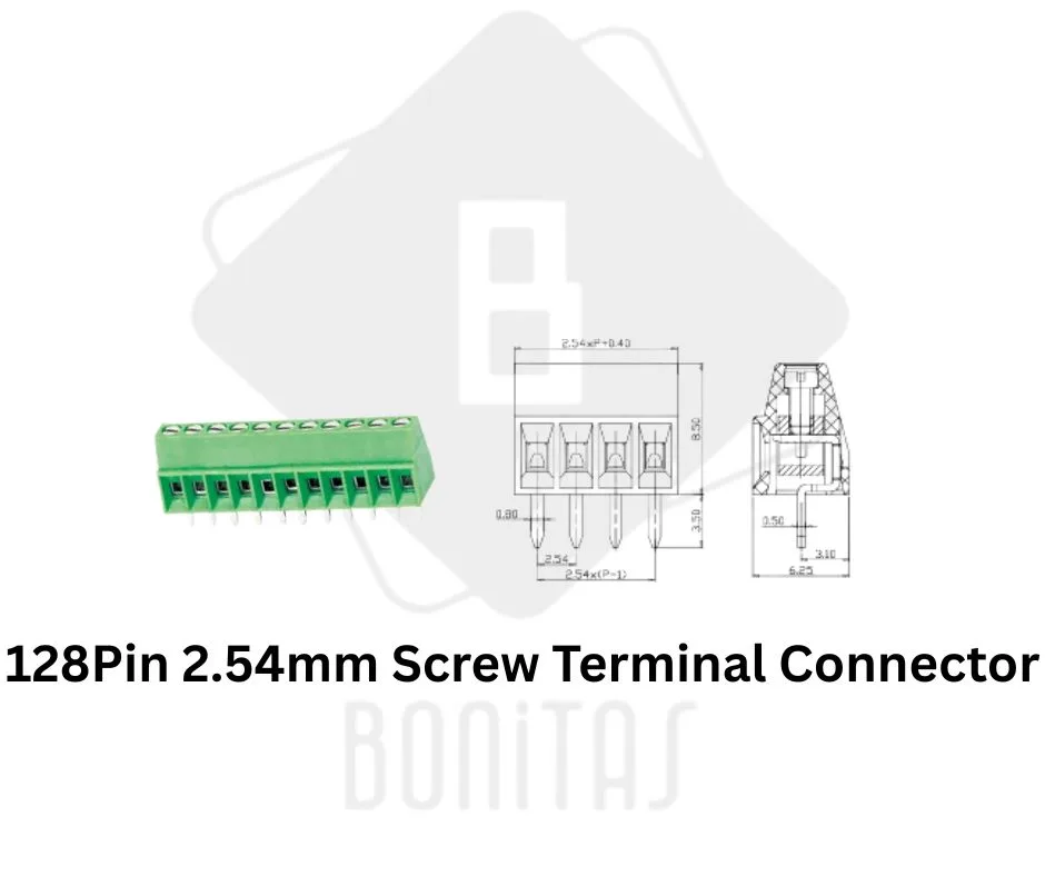 128Pin 2.54mm Screw Terminal Connector