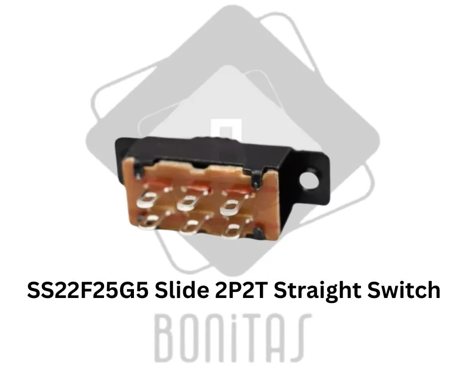 SS22F25G5 Slide 2P2T Straight Switch