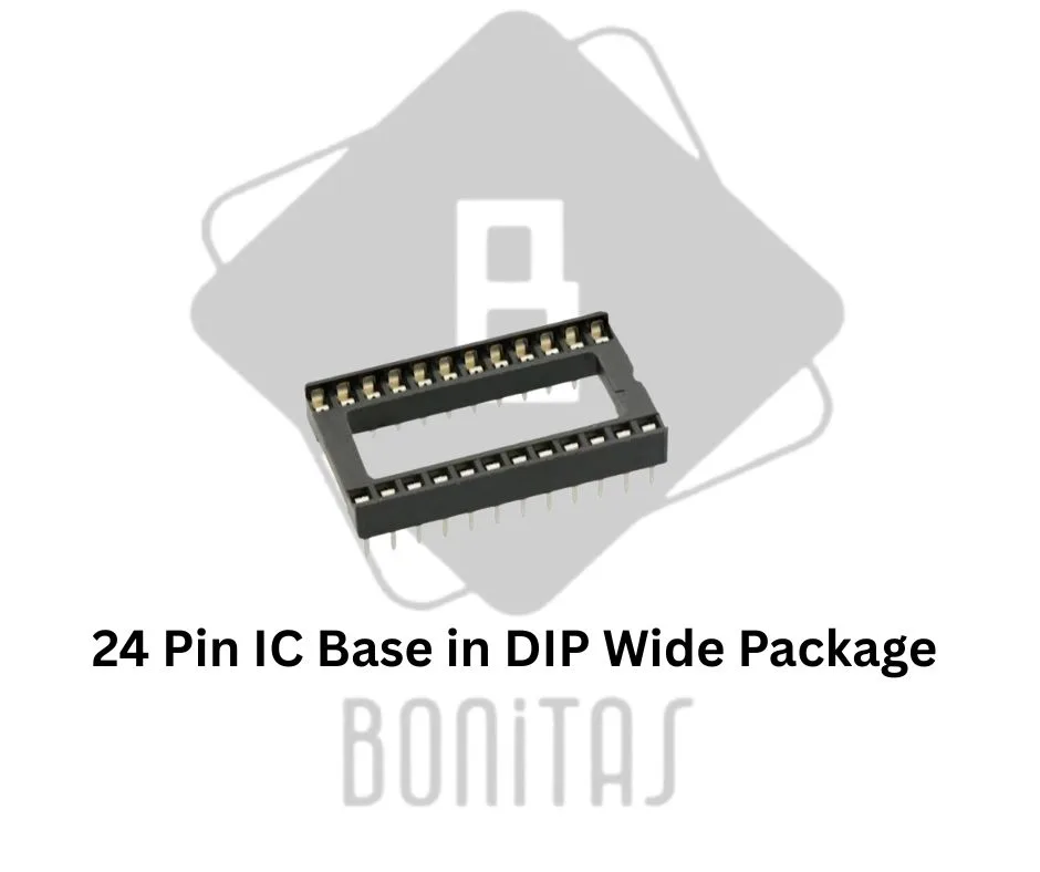 24 pin ic base in dip wide package