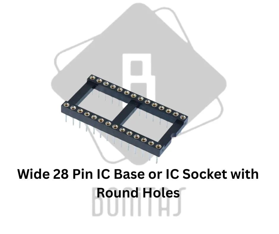 28 pin wide round ic base