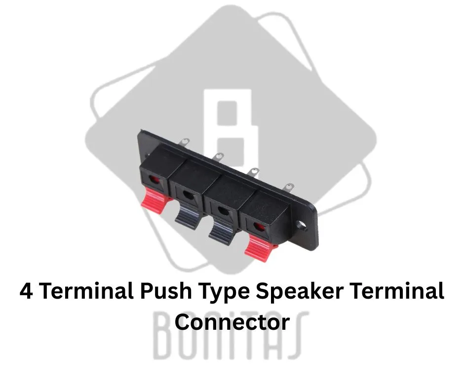 4 Terminal Push Type Speaker Terminal Connector
