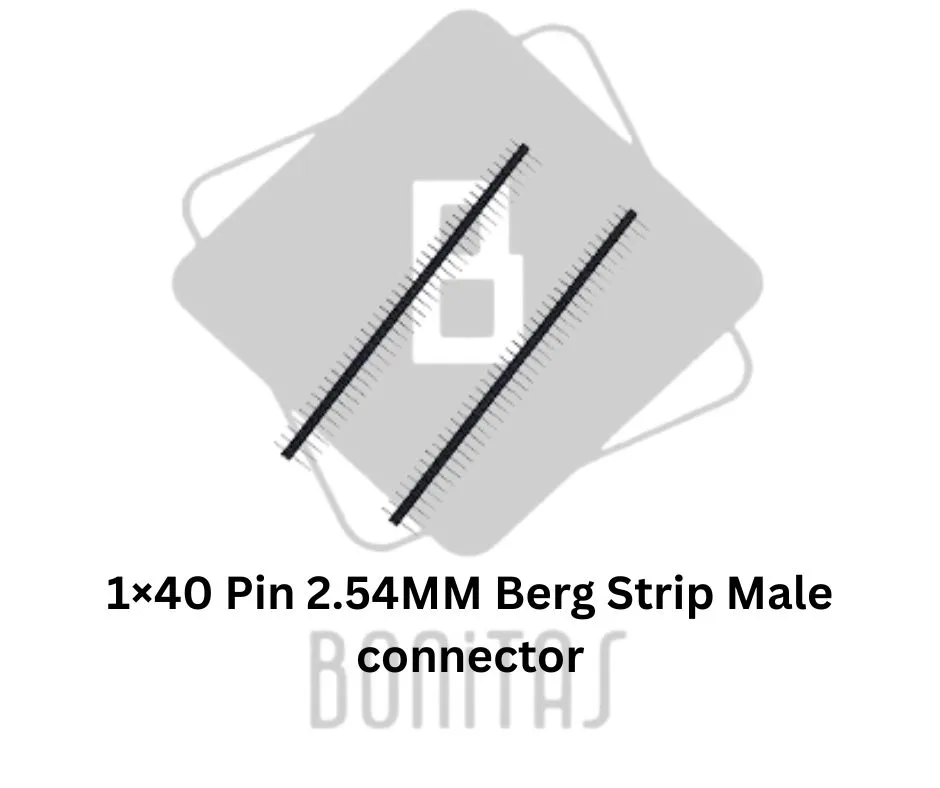 40x1 2.54mm pitch berg strip male header