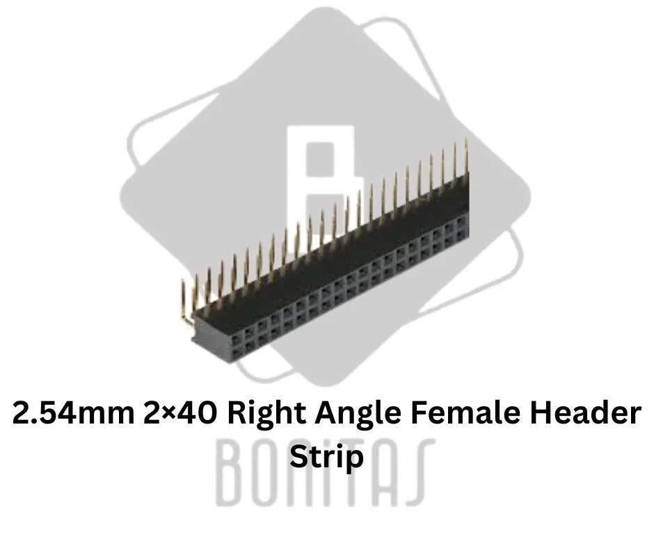 40x2 right angle berg strip female header