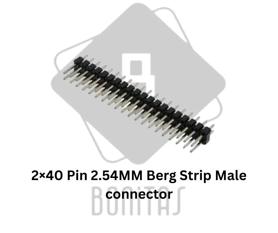 40x2 2.54mm pitch berg strip male header