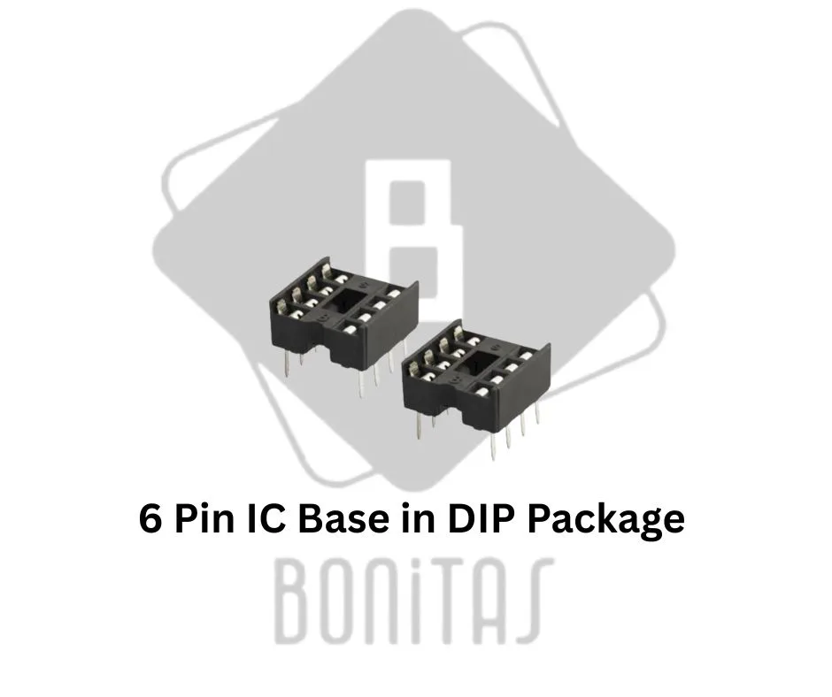 6 pin Ic base with Dip package