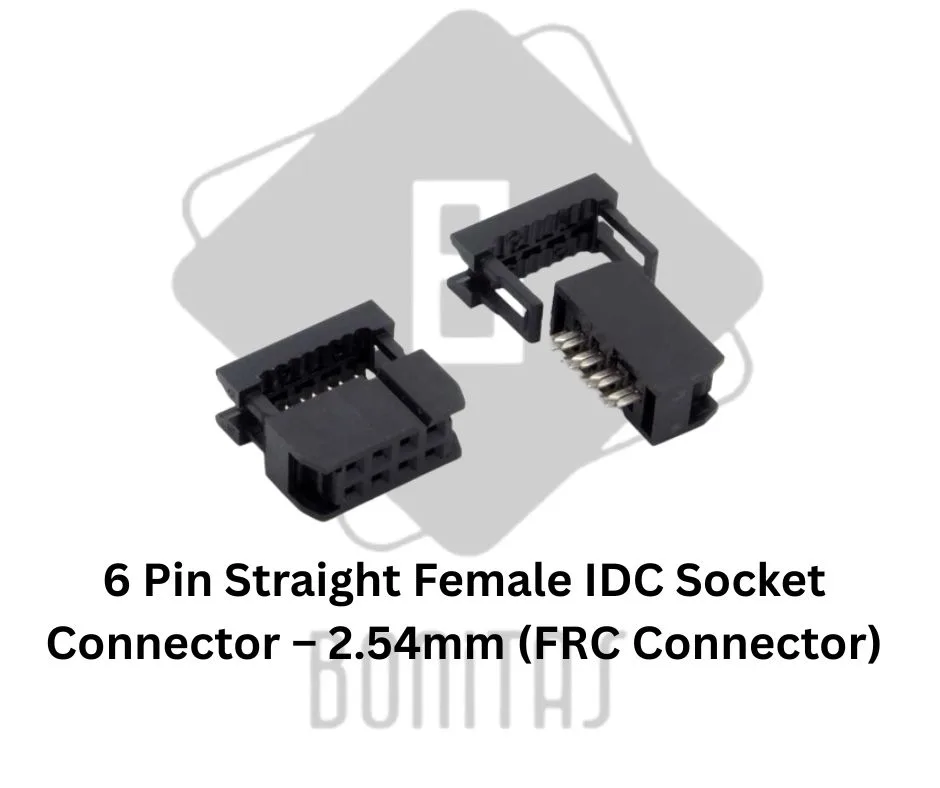6 pin female FRC connector