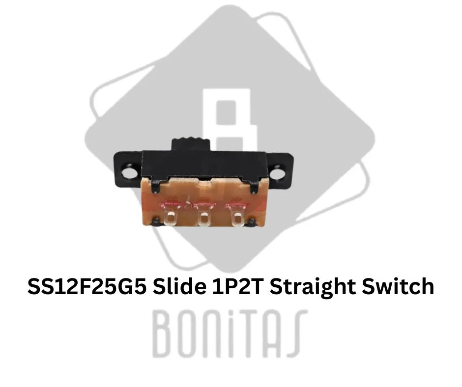 SS12F25G5 Slide 1P2T Straight Switch