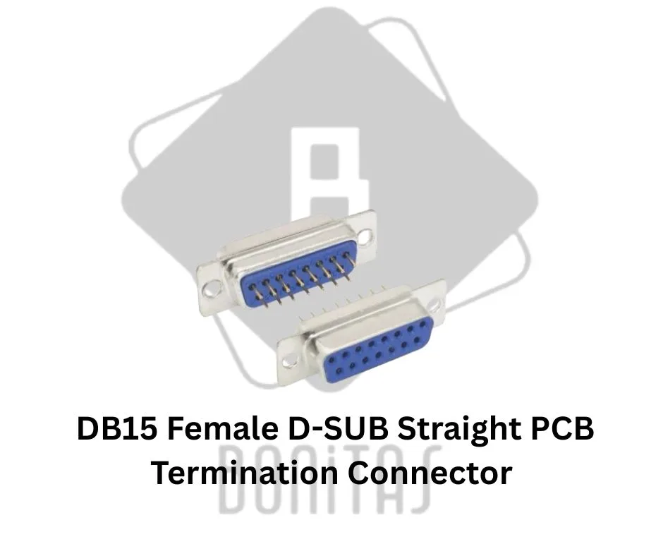 DB15 Female D-SUB Straight PCB Termination Connector
