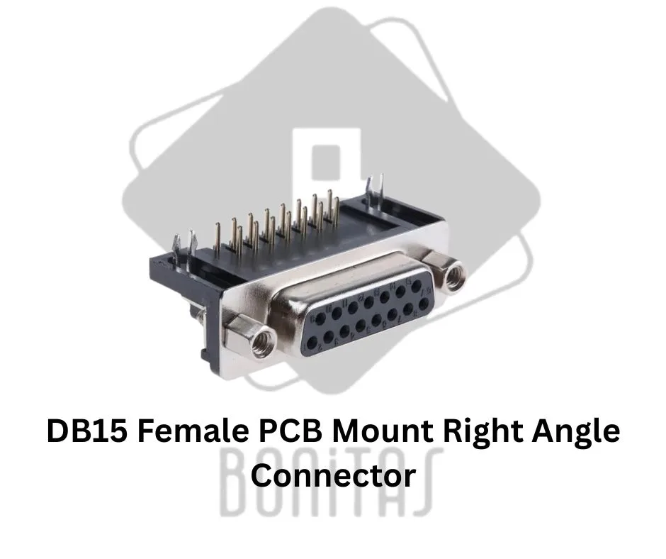 DB15 Female PCB Mount Right Angle Connector