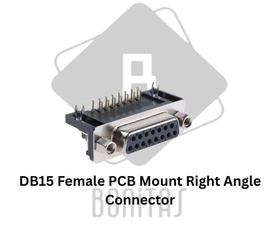 DB15 Female PCB Mount Right Angle Connector