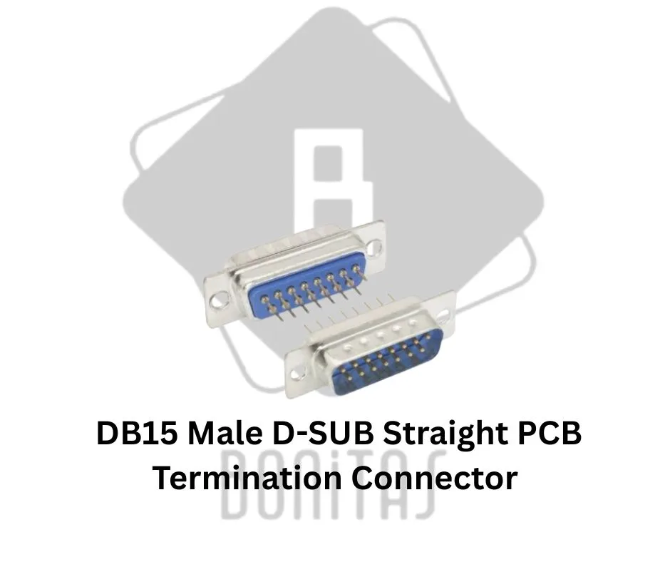 DB15 Male D-SUB Straight PCB Termination Connector