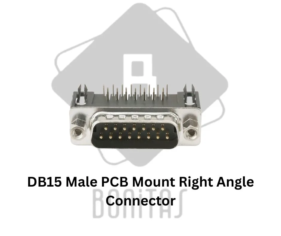 DB15 Male PCB Mount Right Angle Connector