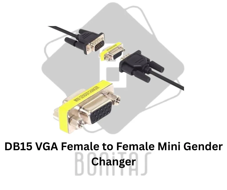 DB15 VGA Female to Female Mini Gender Changer