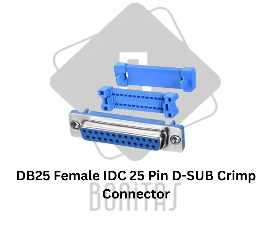 DB25 Female IDC 25 Pin D-SUB Crimp Connector