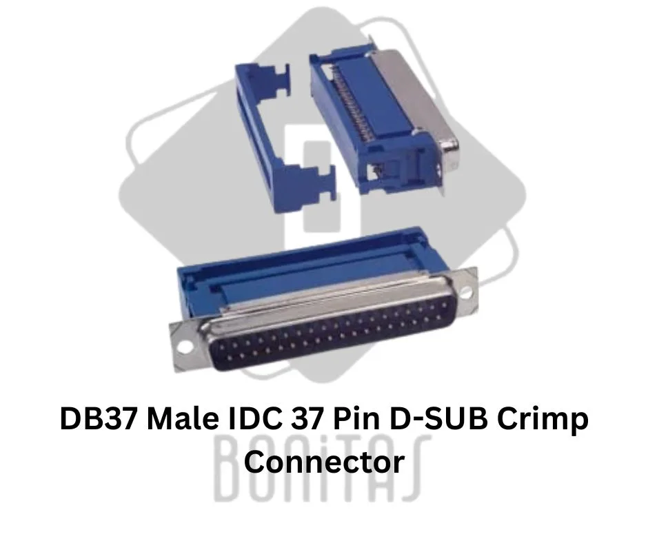 DB37 Male IDC 37 Pin D-SUB Crimp Connector
