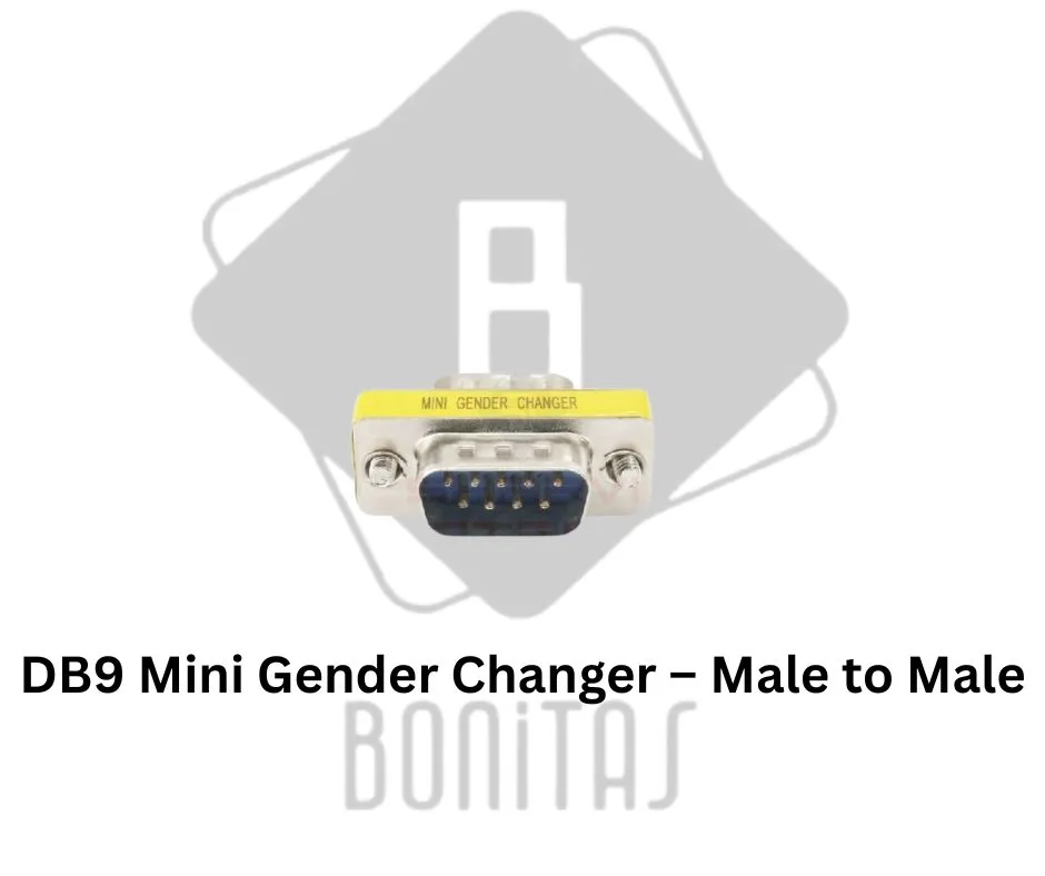 DB9 Mini Gender Changer – Male to Male