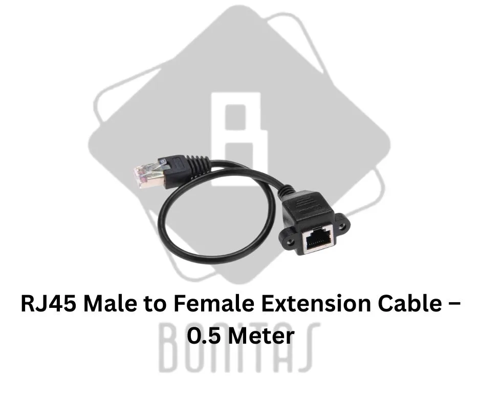 RJ45 Male to Female Extension Cable – 0.5 Meter