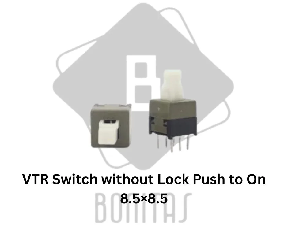 VTR Switch without Lock Push to On 8.5×8.5